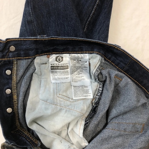 VINTAGE LEVIS  501 BUTTON FRONT JEAN  29 x 30 UNISEX - Picture 5 of 14